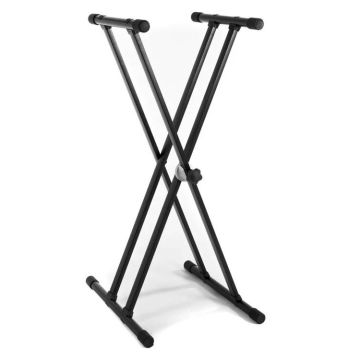 Supporto Tastiera Gewa 900544 regolabile doppi a gamba altezza min 70cm - max 100cm