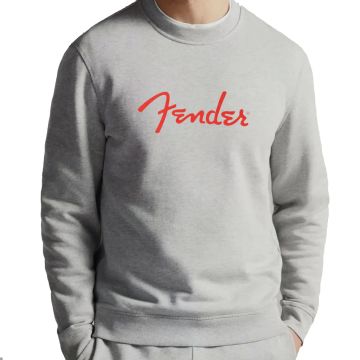 T-Shirt Fender logo Spaghetti heather gray manica lunga L