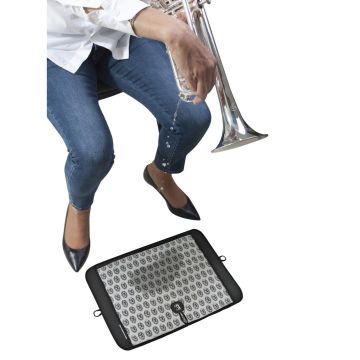 Panno raccogli gocce da terra BG AVFM2 microfibra nera