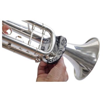 Mascherina antispray tromba BG AV65 microfibra nera