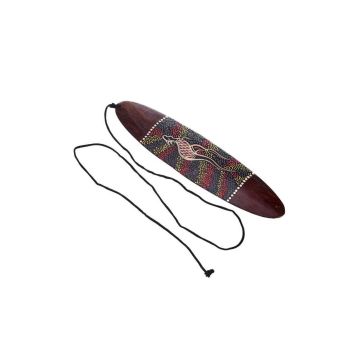 Bullroarer Terre' dipinta con polvere aborigena