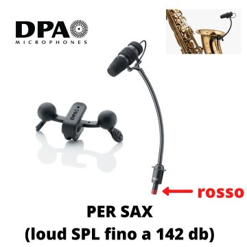 Microfono per Sax DPA 4099 Core Condensatore Microfono per Sax DPA 4099 Core Condensatore