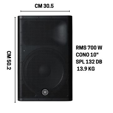 Diffusore Yamaha DXR10 MKII- 1100W - 10" 