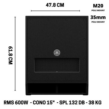 Yamaha DXS15 MKII Subwoofer 