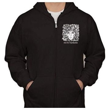 Felpa Electro Harmonix con cappuccio black L