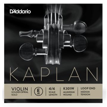 Corda Violino 4/4 D'Addario Kaplan MI K301W alluminio con asola