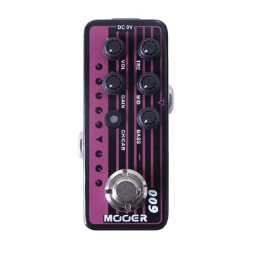 Mooer 009 Pedale  Blacknight micro preamplificatore