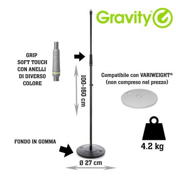 Asta Microfono Gravity MS 23