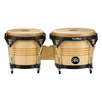 Bongos Meinl LC300NT Louis Conte 6 3/4"+8" Legno Natural Black Bongos Meinl LC300NT Louis Conte 6 3/4"+8" Legno Natural Black