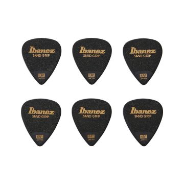Ibanez heavy PPA14HSG-BK sand grip wizard Blister plettri 6pz black