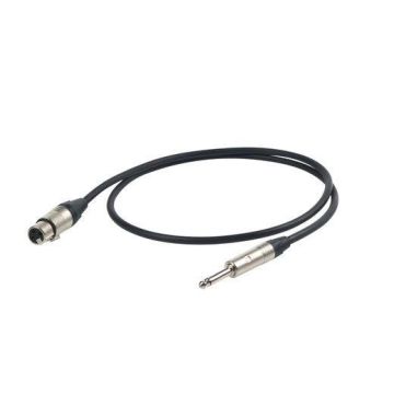 Cavo jackmono/XLRF 10 mt Proel 10 mt serie Esoteric con connettore Neutrik