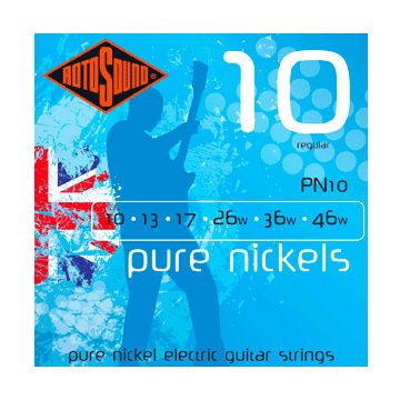 Corde Elettrica Rotosound PN10 pure nickels 10-46w