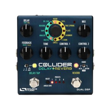 Pedale Source Audio SA263 COLLIDER delay+reverb