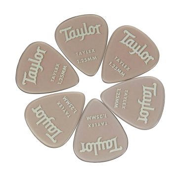 Blister plettri Taylor 1.25mm 6pz smoke grey