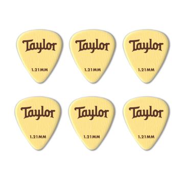 plettri Taylor 1.21mm 6pz Darktone ivoroid