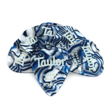 Blister plettri Taylor 80728 Premium 351 6pz blue swirl 1.5mm