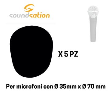 Antivento Soundsation W-40 conf. 5 pz nero