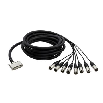Cavo Alva AO25-8XPRO3 D-Sub 25 8 xlr m 3mt