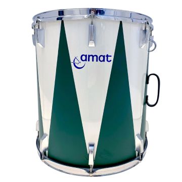 Tamburo da parata Amat 123 40x42 bianco/verde Tamburo da parata Amat 123 40x42 bianco/verde