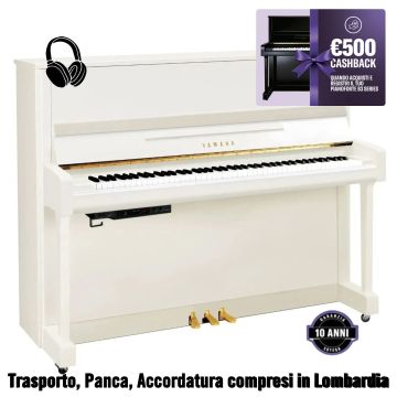 Yamaha B3 TC3 Transacoustic bianco lucido a.cm.121
