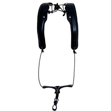 Tracolla Sax universale Balam 701 Premium pelle nera large