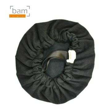 Mascherina trombone Bam tessuto nera