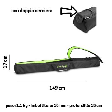 Borsa Supporto cassa Gravity BG SS1 XLB per stativo singolo