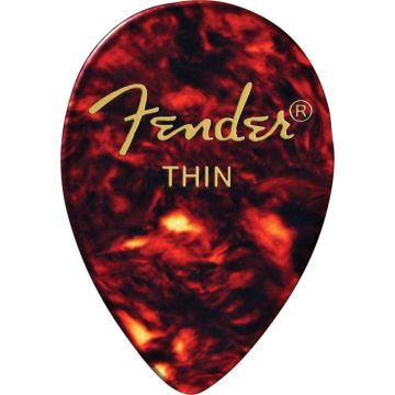 Blister plettri Fender 358 shape Shell thin 12pz 