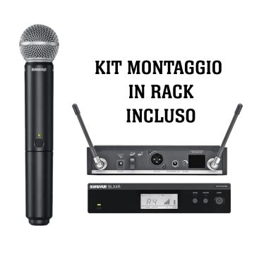 SHURE BLX24R/SM58 analogico rack