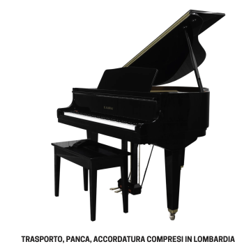 CODA KAWAI GM1 PIANOFORTE RICONDIZIONATO NERO LUCIDO M.2301129