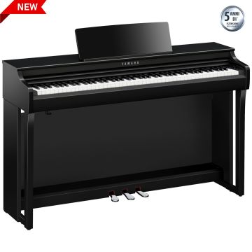 Yamaha CLP-825PE con mobile Nero Lucido
