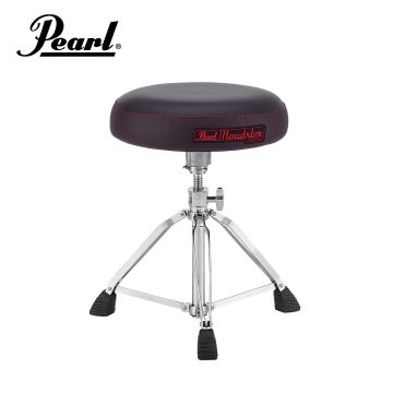 Sgabello batteria Pearl Roadster D-1500 tondo vite nero vinile