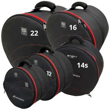 Set borse batteria Stefy Line serie 200 5pz 22/10/12/16/14X6,5