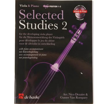 Dezaire Selected studies vol.2 per viola  con cd