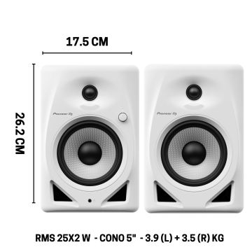 Pioneer DJ DM-50D WHITE