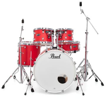 Pearl Decade 22" 5pz+Hardware matte racing red Batteria 