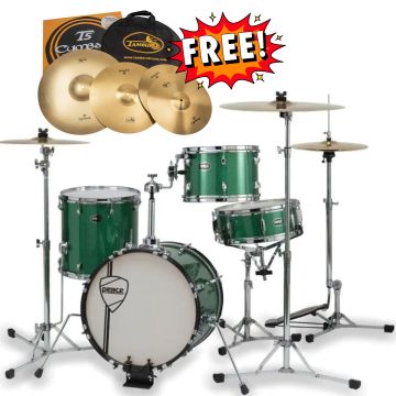 Peace DP-X4-18 Retrò Monterey Jazz 18"Vermont sparkle con piatti omaggio