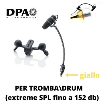 Microfono per Fiati DPA 4099 Core Condensatore Microfono per Fiati DPA 4099 Core Condensatore