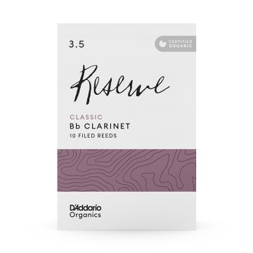 D'addario Organic Reserve Classic Clarinet n.3.5 (10-pack)