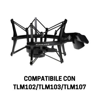 Sospensione elastica Neumann EA4MT per TLM102/TL103/TLM107 black