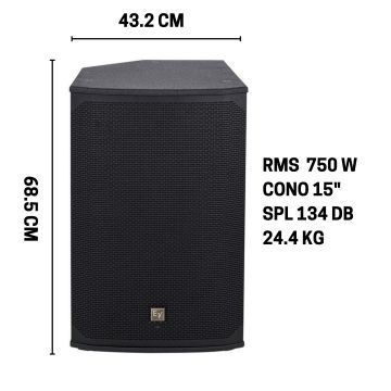 EV EKX-15P 1500w 15" 
