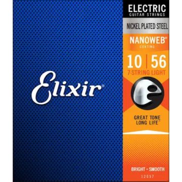 Corde elettrica 7 corde Elixir 12057 Nanoweb light