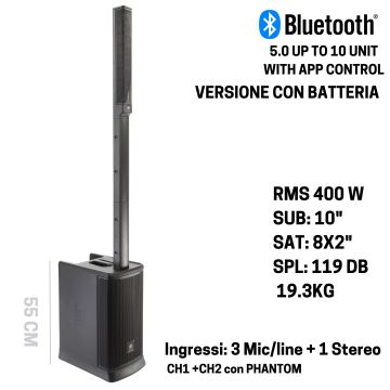 JBL EON ONE MK2 nero con batteria ricaricabile