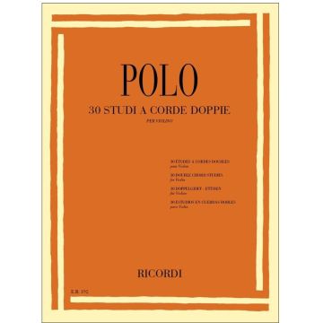 Polo 30 studi a corde doppie per Violino