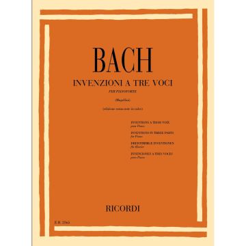 Bach Invenzioni a 3 voci Pianoforte 