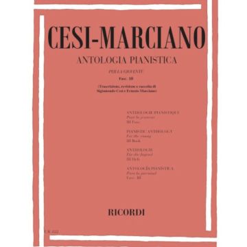 Cesi Marciano Antologia Pianistica III per la gioventu'