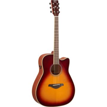 Yamaha Transacoustic FGC-TA cutaway brown sunburst
