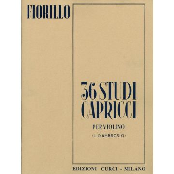 Fiorillo 36 studi-capricci per violino