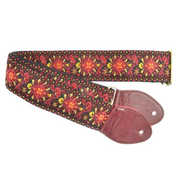 Souldier Hendrix maroon Tracolla chitarra 5cm