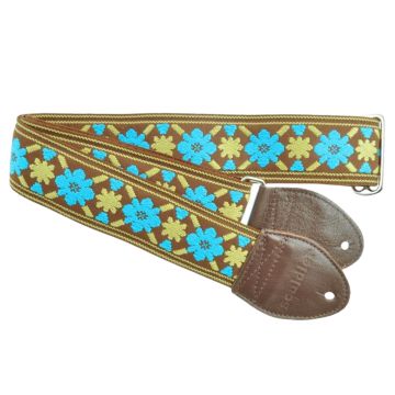 Souldier Tulip turquoise/gold Tracolla chitarra 5cm